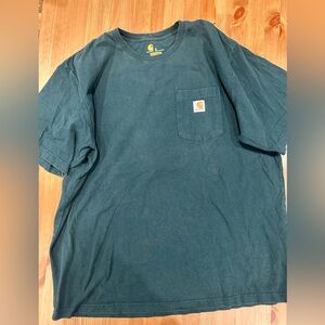 Carhartt Dark Green Tee with Pocket